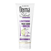 DERMA SHINE LIGHTENING WASH+ SCRUB+ MASK (3 IN 1) 200GM